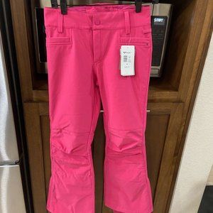 Pink Roxy Creek Snowboard / Ski Pants - Women XS Short/Skinny Fit